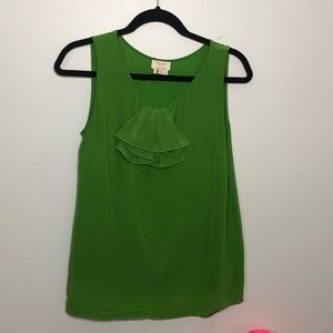 Kate Spade Grass Green Bow Tank